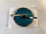 NEU Emblem Logo karibikblau hinten Heckklappe Original Opel Astra F Cabriolet