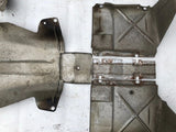 Hitzeschutzbleche Abschirmbleche Auspuff Schalldämpfer Original Opel Senator B