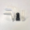 NEU NOS Satz Halter Befestigung Isolierung Fußraum unten Original Opel Astra F