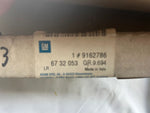NEU Satz Windabweiser Regenabweiser Vordertür vorne Orig Opel Vectra C Signum