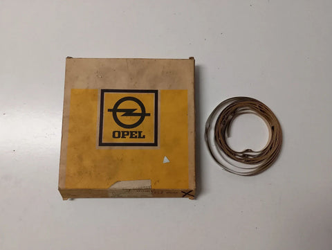 NEU NOS Zierstreifen Farbstreifen silber Original Opel