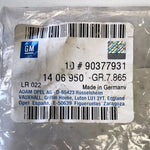 NEU NOS 2 Spreiznieten Blende an Stoßstangenverkleidung hinten Orig Opel Omega A