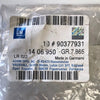 NEU NOS 2 Spreiznieten Blende an Stoßstangenverkleidung hinten Orig Opel Omega A