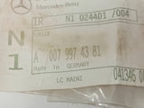 NEU 8x Befestigung Klammer Halterung Clip Zierleiste Original Mercedes 190 W201