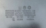 NEU NOS Heckblende Zierleiste Kofferraumdeckel anthrazit Opel Astra F Stufenheck