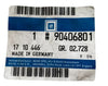 NEU NOS Blende Kappe Nebelscheinwerfer links schwarz Original Opel Omega A