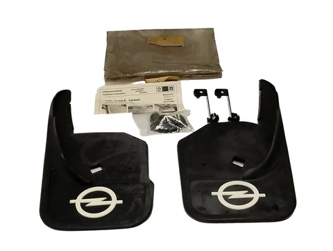 NEU NOS Satz Schmutzfänger Spritzlappen hinten blaugrau Opel Kadett E Caravan