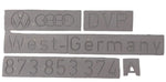 NEU Seitenschweller Kunststoff unten rechts Original VW Polo Coupe 86C 2F