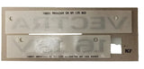 NEU Emblem Schriftzug "Vectra 1.6 16V" hinten Original Opel Vectra B Caravan