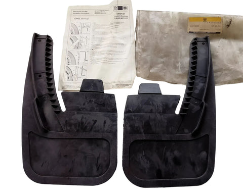 NEU NOS Satz Schmutzfänger Spritzlappen vorne Original Opel Omega A