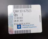 NEU Kotflügel vorne links Fahrerseite Original Opel Meriva B 93167923