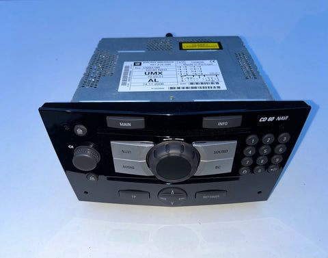 NEU CD Autoradio CD60 Navigation AL Charcoal Piano Original Opel Corsa D