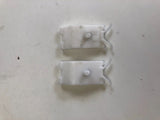 NEU NOS 2 Klammern Clips Zierleiste hinten unten Heckklappe Original Opel Sintra