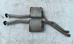 Satz Auspuff Mittelschalldämpfer links rechts Opel Senator B 2.6 3.0 12V