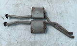 Satz Auspuff Mittelschalldämpfer links rechts Opel Senator B 2.6 3.0 12V