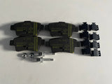 NEU Satz Bremsbeläge Bremsklötze hinten Hinterachse Original Opel Corsa D