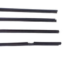 Set Fensterschachtleisten Türschacht Gummiabdichtung anthrazit Opel Senator B