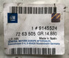 NEU NOS Blende Scharnier Sitz vorne innen links anthrazit Original Opel Meriva A