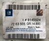 NEU NOS Blende Scharnier Sitz vorne innen links anthrazit Original Opel Meriva A
