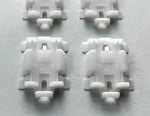 NEU 4x Clips Schutzzierleiste Seitenwand Heckscheibe Orig Opel Vectra B Omega A