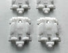 NEU 4x Clips Schutzzierleiste Seitenwand Heckscheibe Orig Opel Vectra B Omega A
