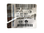 NEU 5x Federklemmen Clips Verlängerung Stoßstange vorne Original Opel Vectra B