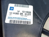 NEU Lufttrichter Lüfterzarge Saugventilator Kühler Original Opel Corsa C 1.0L