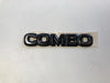 NEU NOS Schriftzug Emblem "Combo" hinten Chrom Schwarz Original Opel Combo B