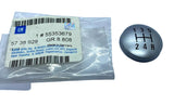 NEU Plakette Knopf Handschalthebel silber Original Opel Corsa C GSi