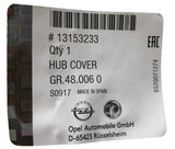 NEU Nabenkappe Alufelgendeckel 6Jx16 Original Opel Astra H Corsa C D Zafira A