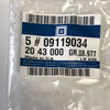 NEU NOS 5 Blechschrauben 4.8 x 28mm Kraftstoffeinfüllrohr Original Opel Kadett E