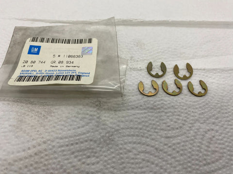 NEU NOS 5x Sicherungsscheiben Gaspedal Original Opel Astra F G Zafira A