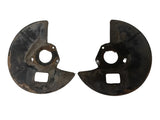 Satz 2 Bremsankerbleche Bremsschutzbleche Spritzbleche vorne Orig Opel Rekord C