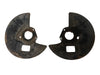Satz 2 Bremsankerbleche Bremsschutzbleche Spritzbleche vorne Orig Opel Rekord C