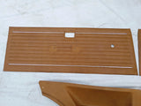 Set Türverkleidungen Türpappen beige braun vorne hinten Orig Opel Kadett C City