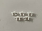 NEU 5 Stück Clips Klemmfeder Chrom Zierleiste Stoßstange Opel Senator B 90349059