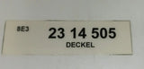 NEU  Deckel Scharnier Abdeckung Sitzkissenverstellung Original Opel Frontera A