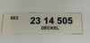 NEU  Deckel Scharnier Abdeckung Sitzkissenverstellung Original Opel Frontera A