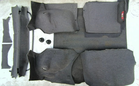 Teppich Kofferraum Radhaus Verkleidung Ersatzrad grau Original Opel Senator B