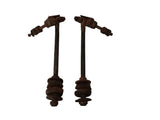 Set 2 x Zugstreben + Halter vorne Vorderachse Original Opel Rekord C Commodore A