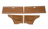 Set Türverkleidungen Türpappen beige braun vorne hinten Orig Opel Kadett C City