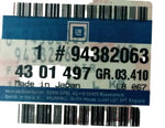 NEU Luftfilter Filterelement Original Opel Campo 2.5 Diesel 25TD