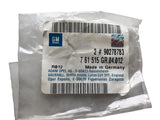NEU NOS 2x Gewindeplatten Befestigung Handschalthebel Original Opel Omega A B