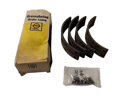 NEU Bremsbackenbeläge Trommelbremse Original Opel 08983893 1605299