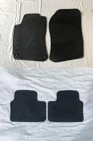 NEU Satz Gummimatten Fußmatten vorne hinten anthrazit Original Opel Vectra B