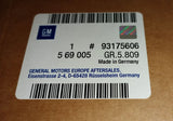 NEU Satz Bremsscheiben +Beläge Vorderachse Ø314mm Original Opel Vectra C Signum