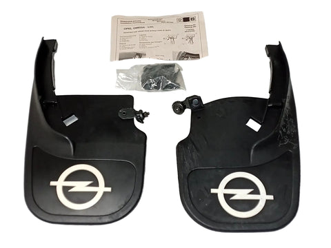NEU NOS Satz Schmutzfänger Spritzlappen vorne Original Opel Omega A
