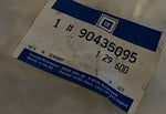 NEU NOS Emblem Logo Blitz hinten starsilber L138 Original Opel Astra F CC