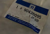 NEU NOS Emblem Logo Blitz hinten starsilber L138 Original Opel Astra F CC