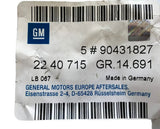 NEU NOS 5x Abdeckkappen Schraubenloch Türverkleidung vorne Original Opel Omega B